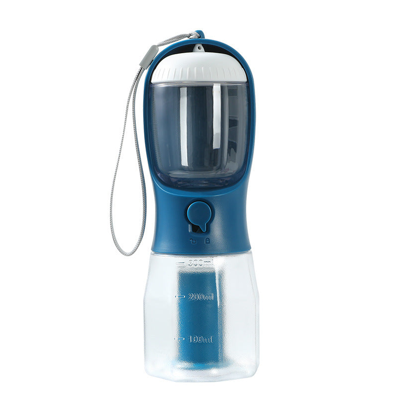 3-in-1 Dog Water Bottle with Food Container