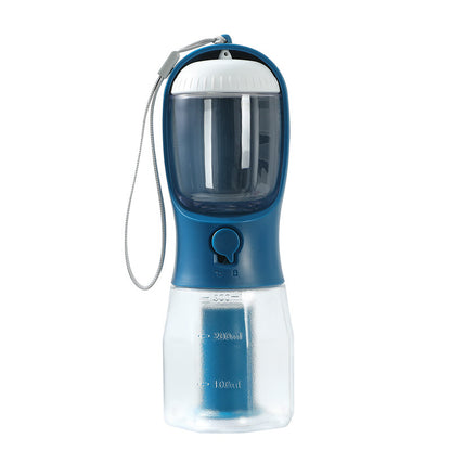 3-in-1 Dog Water Bottle with Food Container
