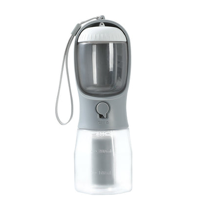 3-in-1 Dog Water Bottle with Food Container