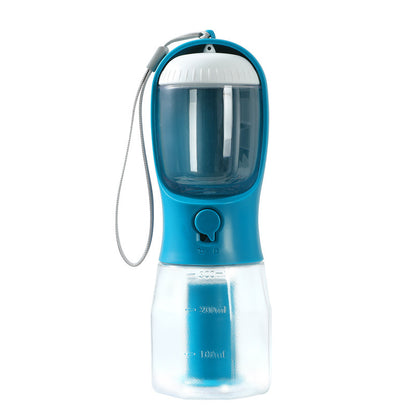 3-in-1 Dog Water Bottle with Food Container