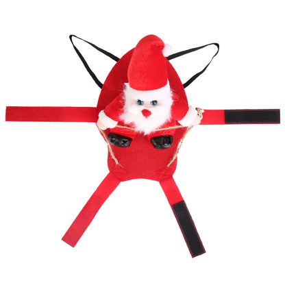 Christmas Pet Costume – Adjustable Felt Outfit for Dogs & Cats, Santa Design