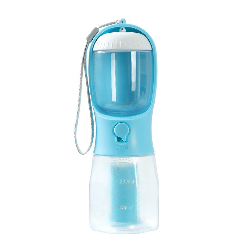 3-in-1 Dog Water Bottle with Food Container