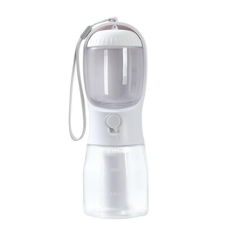 3-in-1 Dog Water Bottle with Food Container