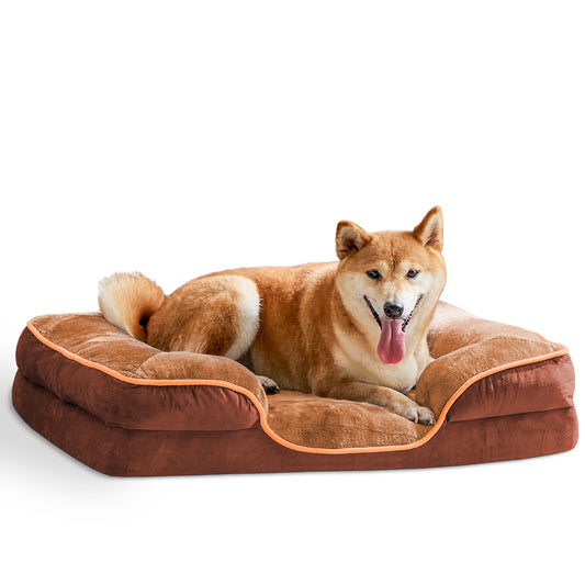Memory Foam Pet Bed for Dogs & Cats