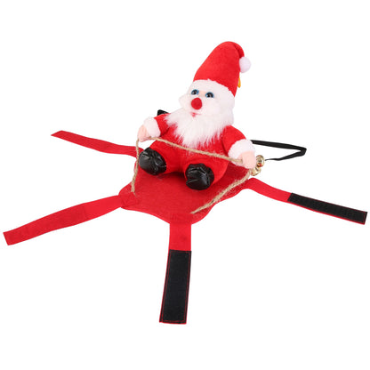 Christmas Pet Costume – Adjustable Felt Outfit for Dogs & Cats, Santa Design