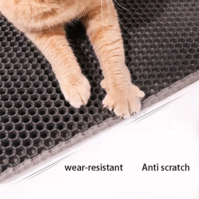 EVA Double Layer Non-slip Waterproof Cat Litter Filter Pad