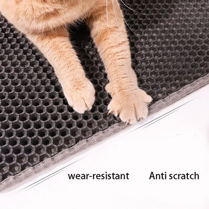 EVA Double Layer Non-slip Waterproof Cat Litter Filter Pad