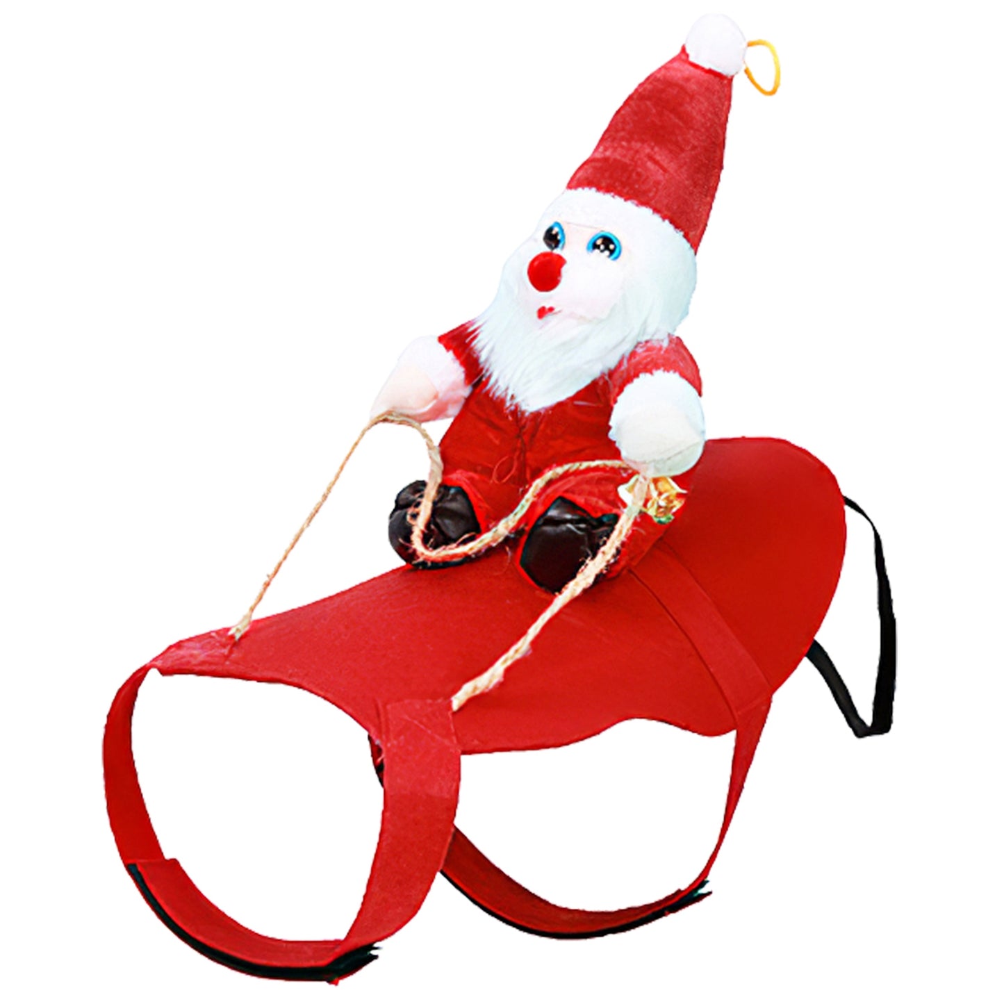 Christmas Pet Costume – Adjustable Felt Outfit for Dogs & Cats, Santa Design